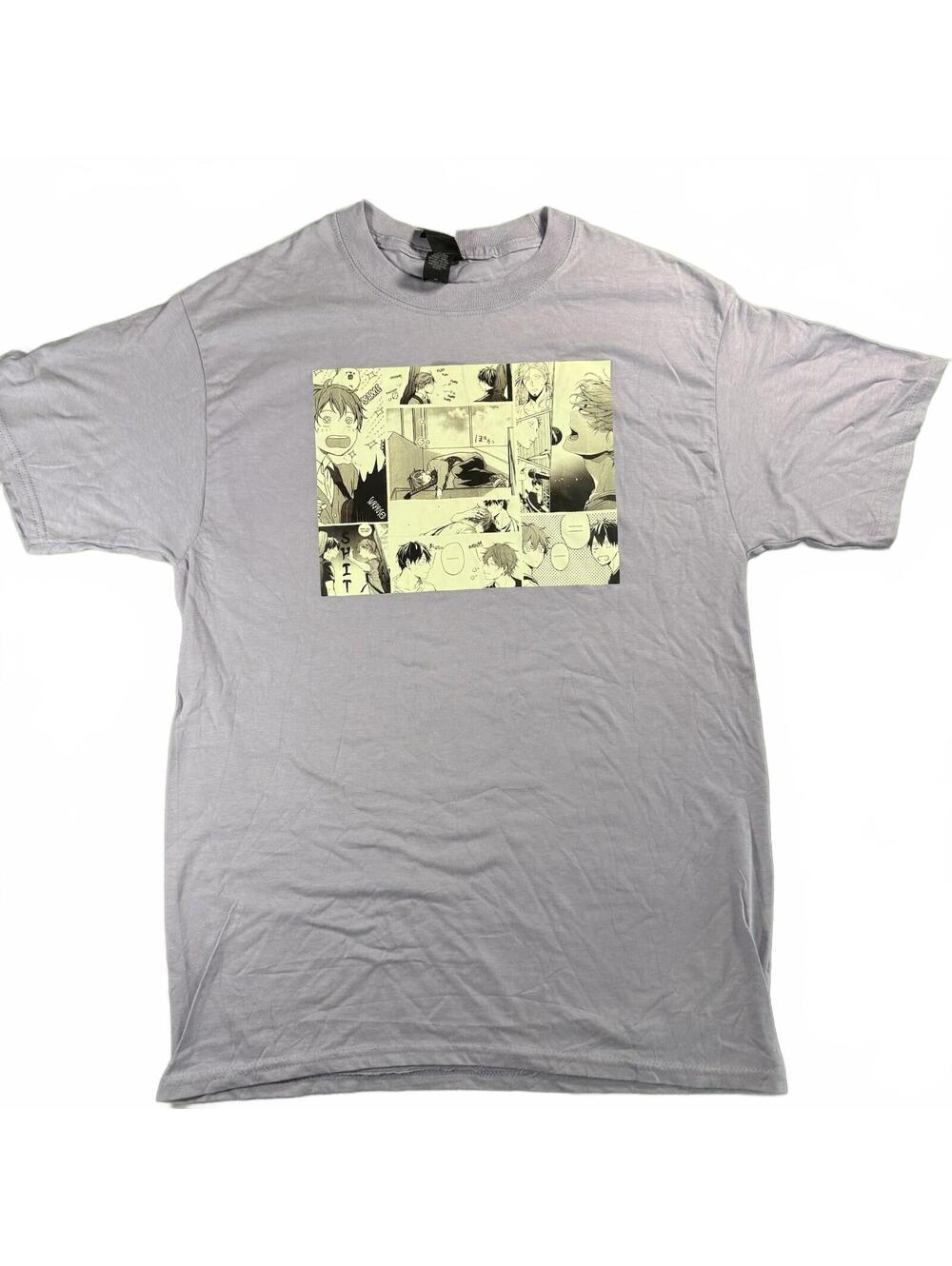 Given Manga Panel T-Shirt - Mafuyu x Uenoyama, Adult M